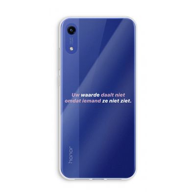 uw waarde daalt niet: Honor Play 8A Transparant Hoesje
