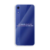 uw waarde daalt niet: Honor Play 8A Transparant Hoesje