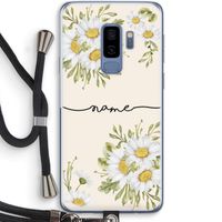 Daisies: Samsung Galaxy S9 Plus Transparant Hoesje met koord
