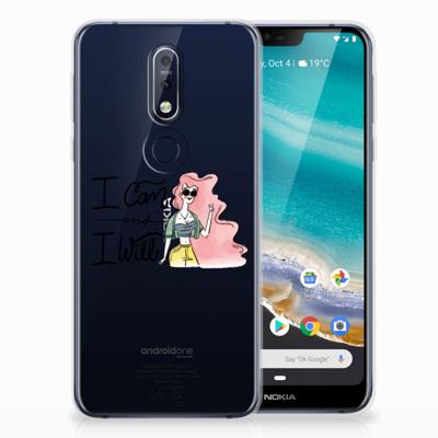 Nokia 7.1 Telefoonhoesje met Naam i Can Nokia 7.1 Telefoonhoesje met Naam i Can