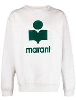 MARANT sweat à logo floqué - Gris