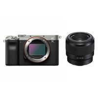 Sony Alpha A7C systeemcamera Zilver + FE 50mm f/1.8 - thumbnail