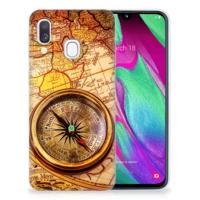 Samsung Galaxy A40 | Silliconen Back Cover | Kompas