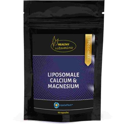 Liposomale Calcium & Magnesium | 60 capsules | Speciaal met vegan vitamine D3 | Vitaminesperpost.nl