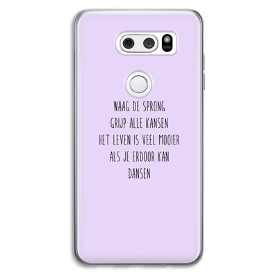 Sprong: LG V30 Transparant Hoesje