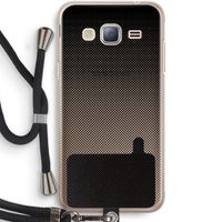 Musketon Halftone: Samsung Galaxy J3 (2016) Transparant Hoesje met koord