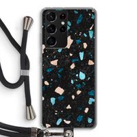Terrazzo N°11: Samsung Galaxy S21 Ultra Transparant Hoesje met koord