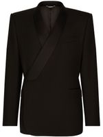 Dolce & Gabbana blazer Sicilia à boutonnière croisée - Noir