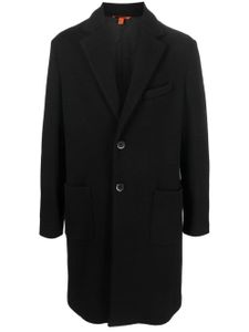 Barena manteau boutonné à col cranté - Noir