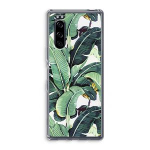 Bananenbladeren: Sony Xperia 5 Transparant Hoesje