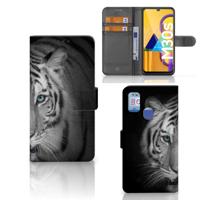 Samsung Galaxy M21 | M30s | Telefoonhoesje | Met pasjeshouder | Tijger