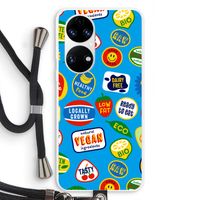 Fruitsticker: Huawei P50 Transparant Hoesje met koord