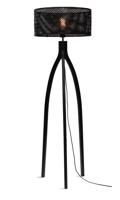 Vloerlamp Java Zwart 3-legs Bamboe - 150cm