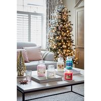 Yankee Candle Winter Night Stars kaars Rond Amber, Muskus, Witte muskus Blauw 1 stuk(s) - thumbnail