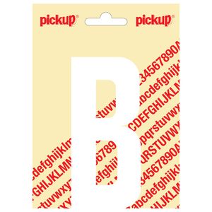 Plakletter Nobel 120mm wit B