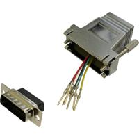 BKL Electronic 10121117 Adapter D-sub stekker 15-polig - RJ12-bus 1 stuk(s) Single