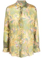 ETRO chemise à imprimé cachemire - Vert