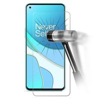 OnePlus 8T Screenprotector van gehard glas - 9H, 0,3 mm - Doorzichtig - thumbnail