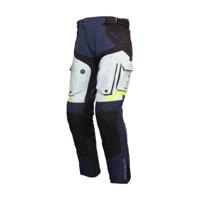 MODEKA Panamericana II Pants, Textiel motorbroek heren, Blauw-Licht Grijs