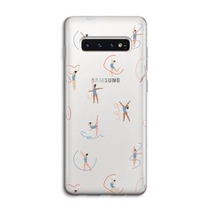 Dancing #3: Samsung Galaxy S10 4G Transparant Hoesje