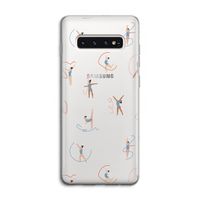 Dancing #3: Samsung Galaxy S10 4G Transparant Hoesje