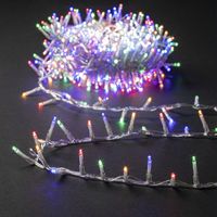Feeric lights and christmas clusterlichtjes gekleurd -1875cm -750 leds   -