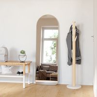 Umbra Spiegel 'Hubba' Arched, 158 x 51cm, kleur Brass