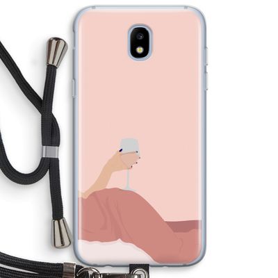 Wine: Samsung Galaxy J5 (2017) Transparant Hoesje met koord