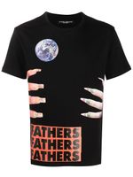 Raf Simons x Sterling Ruby Fathers t-shirt à imprimé graphique - Noir