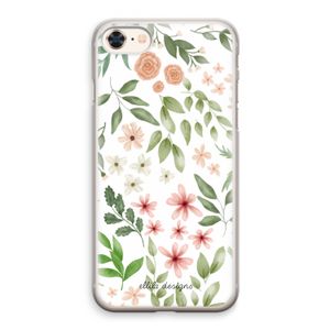 Botanical sweet flower heaven: iPhone 8 Transparant Hoesje
