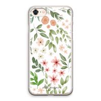 Botanical sweet flower heaven: iPhone 8 Transparant Hoesje