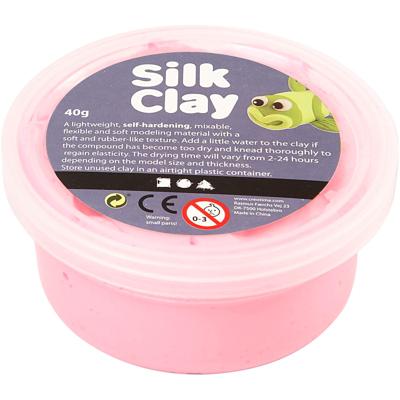 Silk Clay - roze, 40gr.