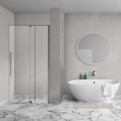 Aqua Vista Taviano Linea nisdeur - 110x200cm - incl. montageset - gunmetal SW1209627/SW1209676