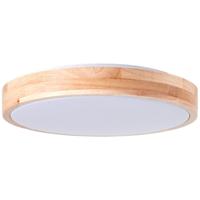 Brilliant Houten plafondlampSlimline Ø 34,5cm - G80569A75