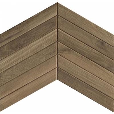 Fapnest Brown chevron 7,5x45 vloertegels / wandtegels | Geschikt voor vloerverwarming