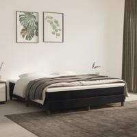 Bedframe zonder matras 180x200 cm fluweel zwart