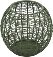 Countryfield theelichthouder metaal sabi 14.5x14cm groen