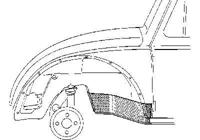 Oversizedeel Vw Kever Plaat Ach Vrwiel 580108 Oversizedeel Vw Kever Plaat Ach Vrwiel 580108