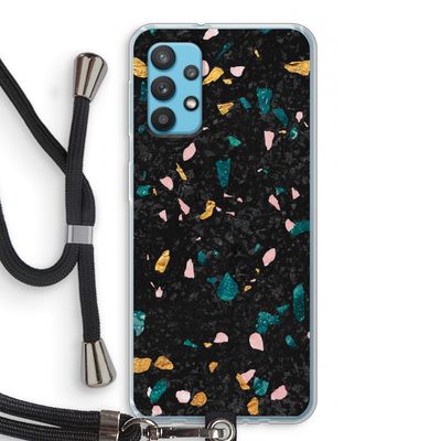 Terrazzo N°10: Samsung Galaxy A32 4G Transparant Hoesje met koord
