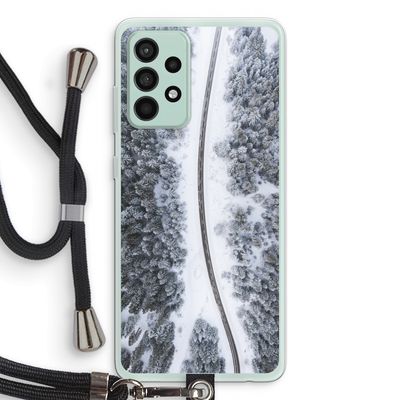 Snøfall: Samsung Galaxy A52s 5G Transparant Hoesje met koord