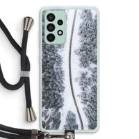 Snøfall: Samsung Galaxy A52s 5G Transparant Hoesje met koord