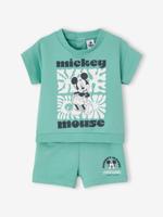 Babyset met short MICKEY mintgroen