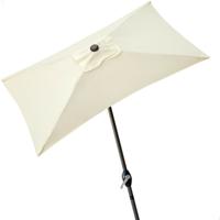 Parasol Aktive 200 x 235 x 120 cm Aluminium Crème