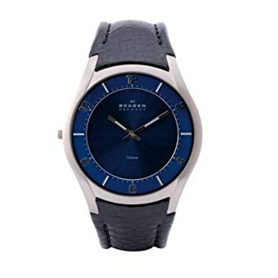 Horlogeband Skagen 619XXLTLN Leder Zwart