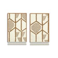 Schilderij Home ESPRIT Beige Natuurlijk Boho 60 x 3 x 90 cm (2 Stuks)