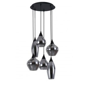 Hanglamp Cambio zwart 6 lichts