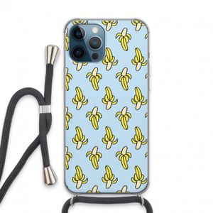 Bananas: iPhone 13 Pro Max Transparant Hoesje met koord
