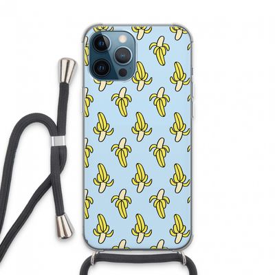 Bananas: iPhone 13 Pro Max Transparant Hoesje met koord