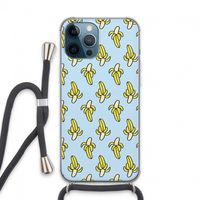 Bananas: iPhone 13 Pro Max Transparant Hoesje met koord