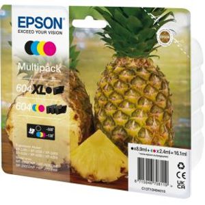 Epson 604XL inktcartridge 4 stuk(s) Origineel Hoog (XL) rendement Zwart, Cyaan, Magenta, Geel